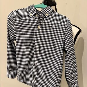 Vineyard Vines Blue and White Button Down Shirt